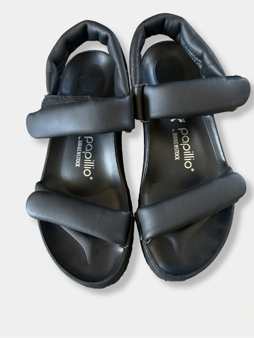 Birkenstock Black Papillio Cushioned Strap Sandals